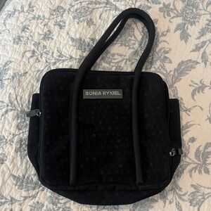 Sonia Rykiel Black Monogram Tote